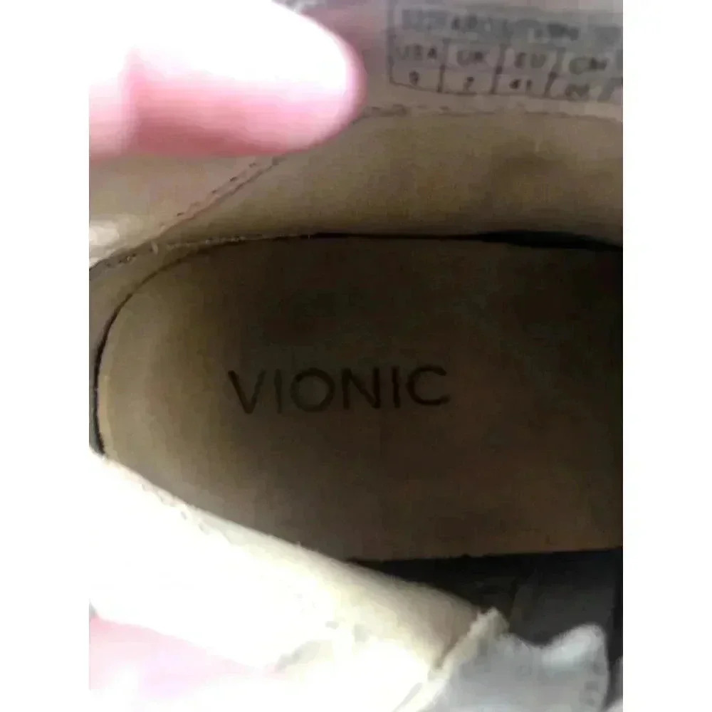 Vionic Women's Faros Boot Size 9 Block Heel Greig… - image 5